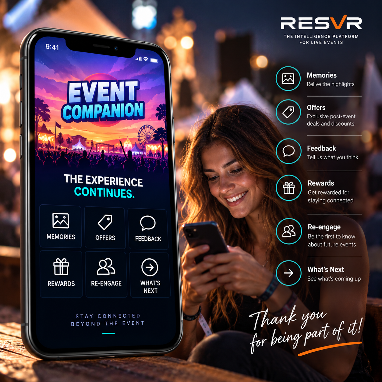 Branded Event Companion post-event experience
